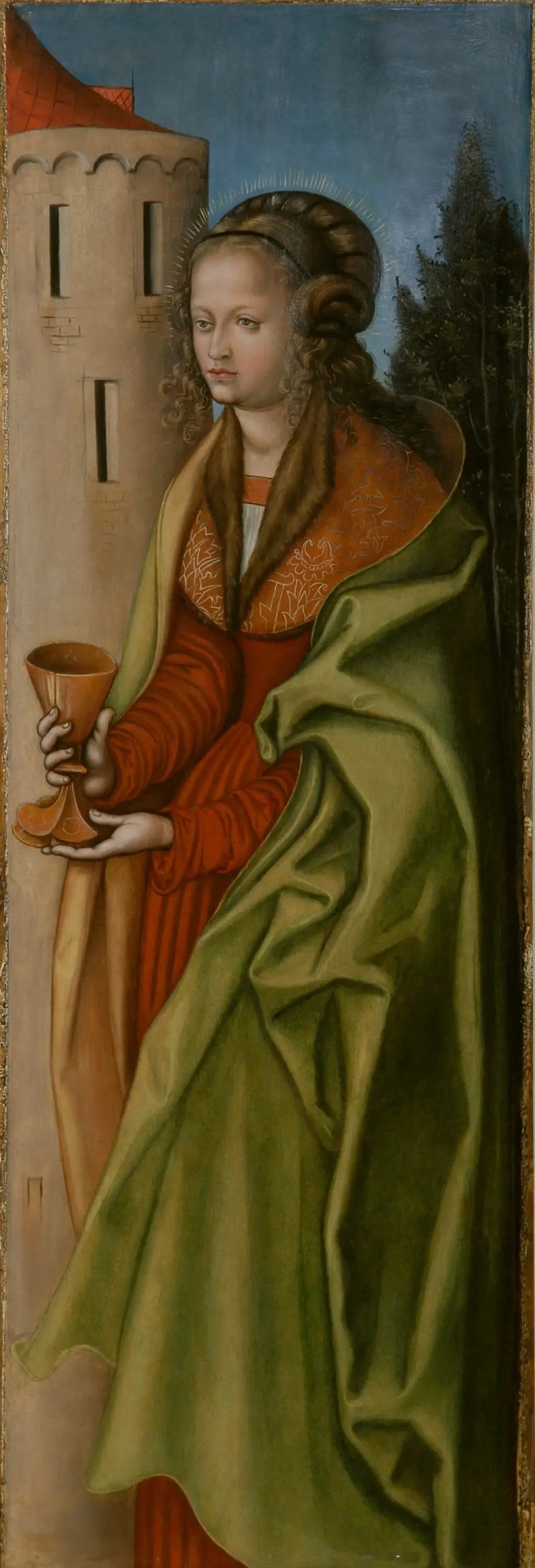 Pyhä Barbara - Lucas Cranach vanhempi