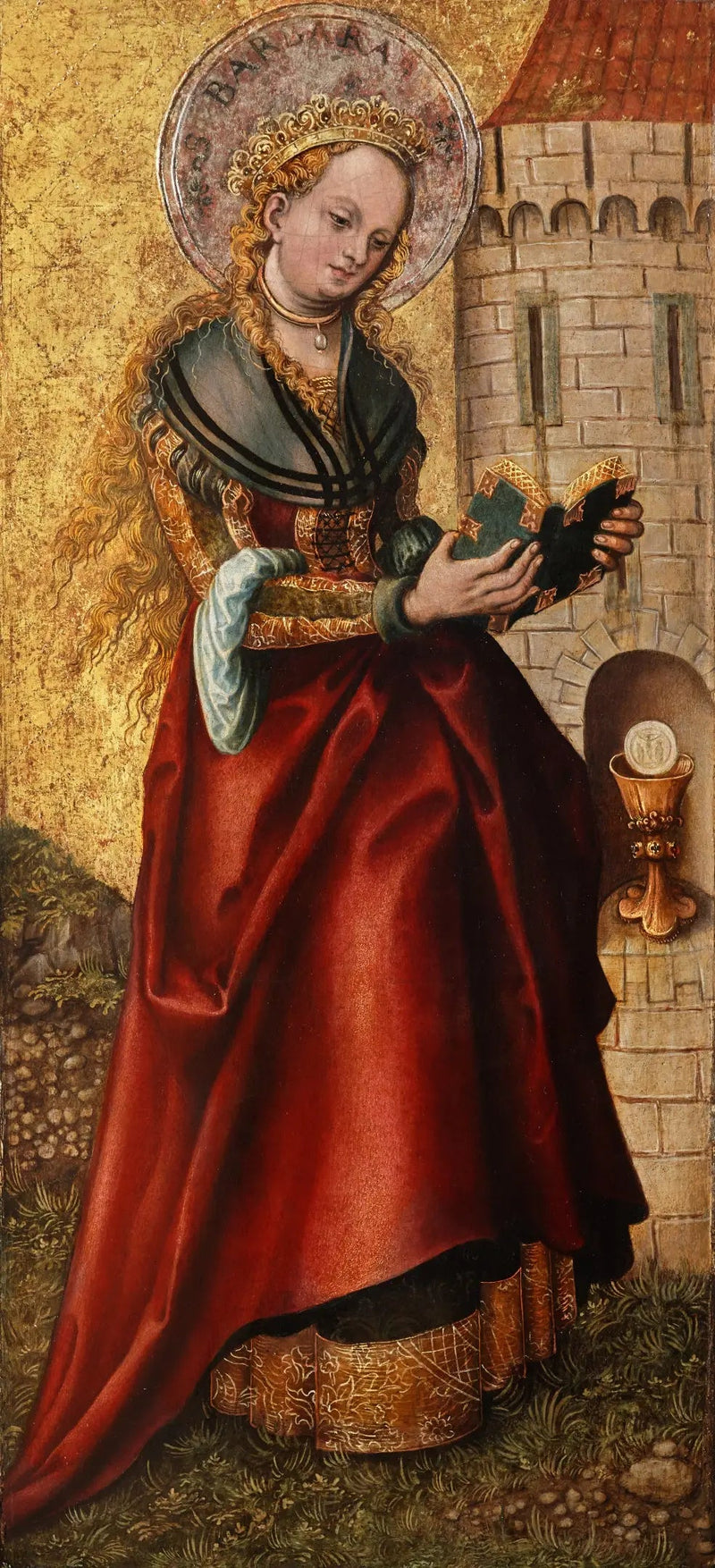 Pyhä Barbara - Lucas Cranach vanhempi