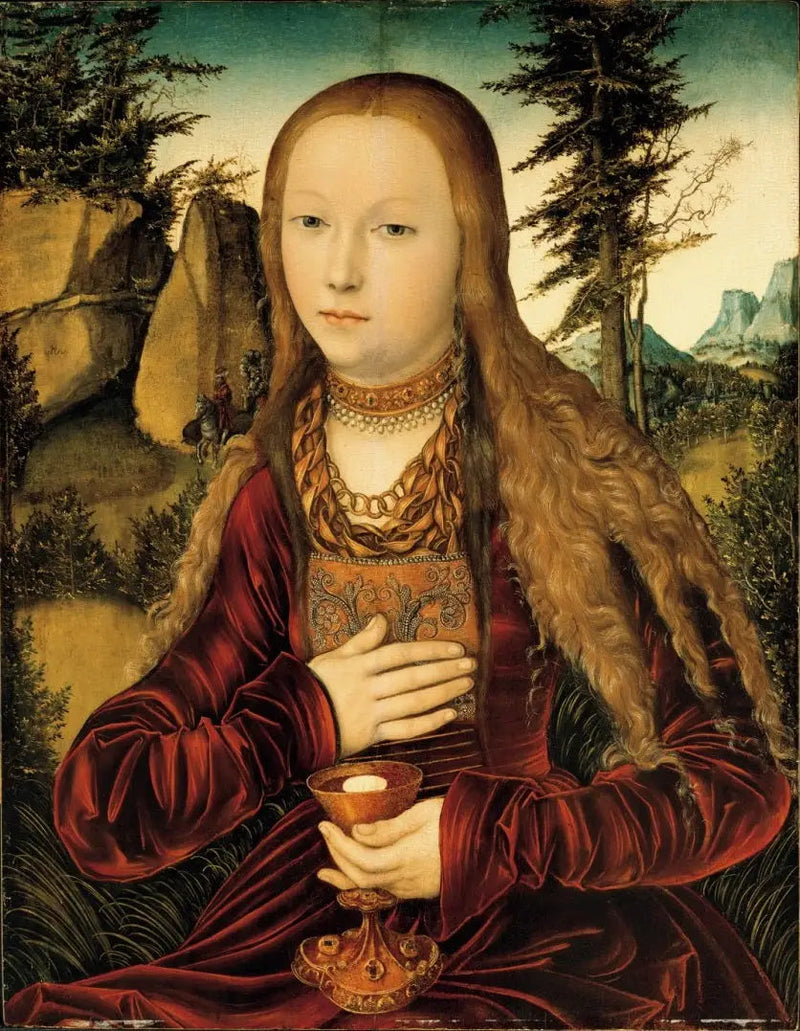 Pyhä Barbara - Lucas Cranach vanha mestari