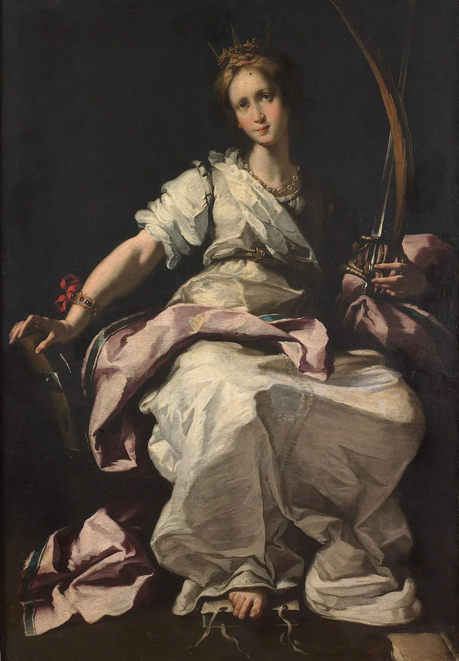 Sainte Catherine d'Alexandrie - Bernardo Strozzi