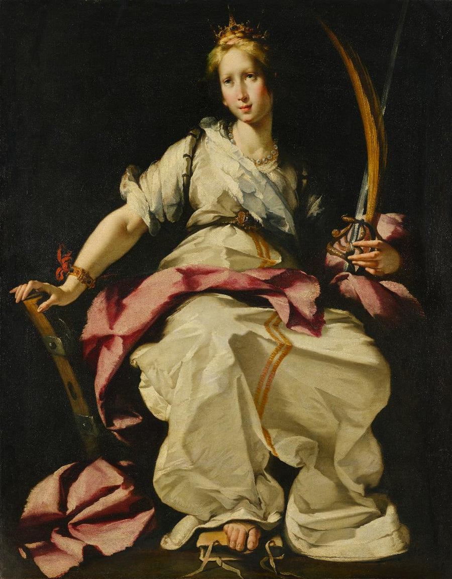 Sainte Catherine d'Alexandrie - Bernardo Strozzi