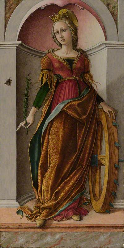 Pyhän Katariinan Aleksandriasta - Carlo Crivelli