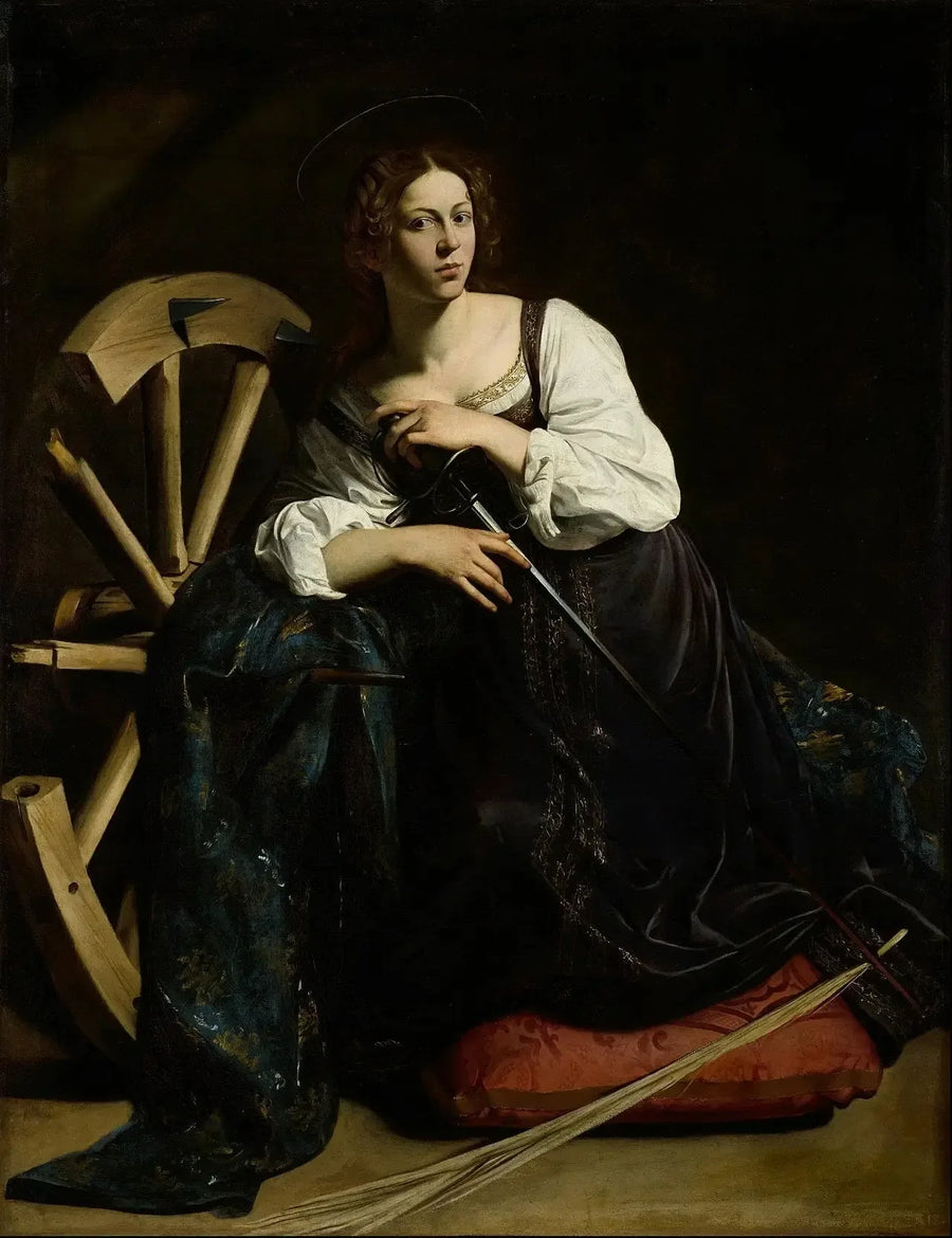 Alexandrian Pyhä Katariina - Caravaggio