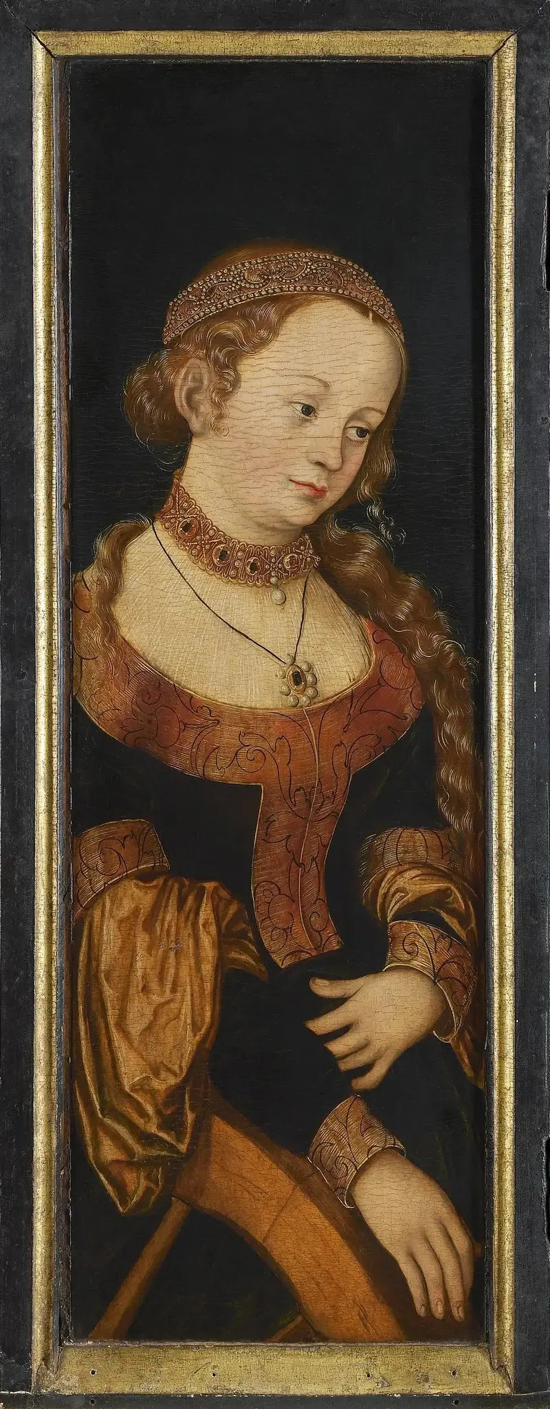 Pyhittäjä Katariina Aleksandriasta - Lucas Cranach vanhempi
