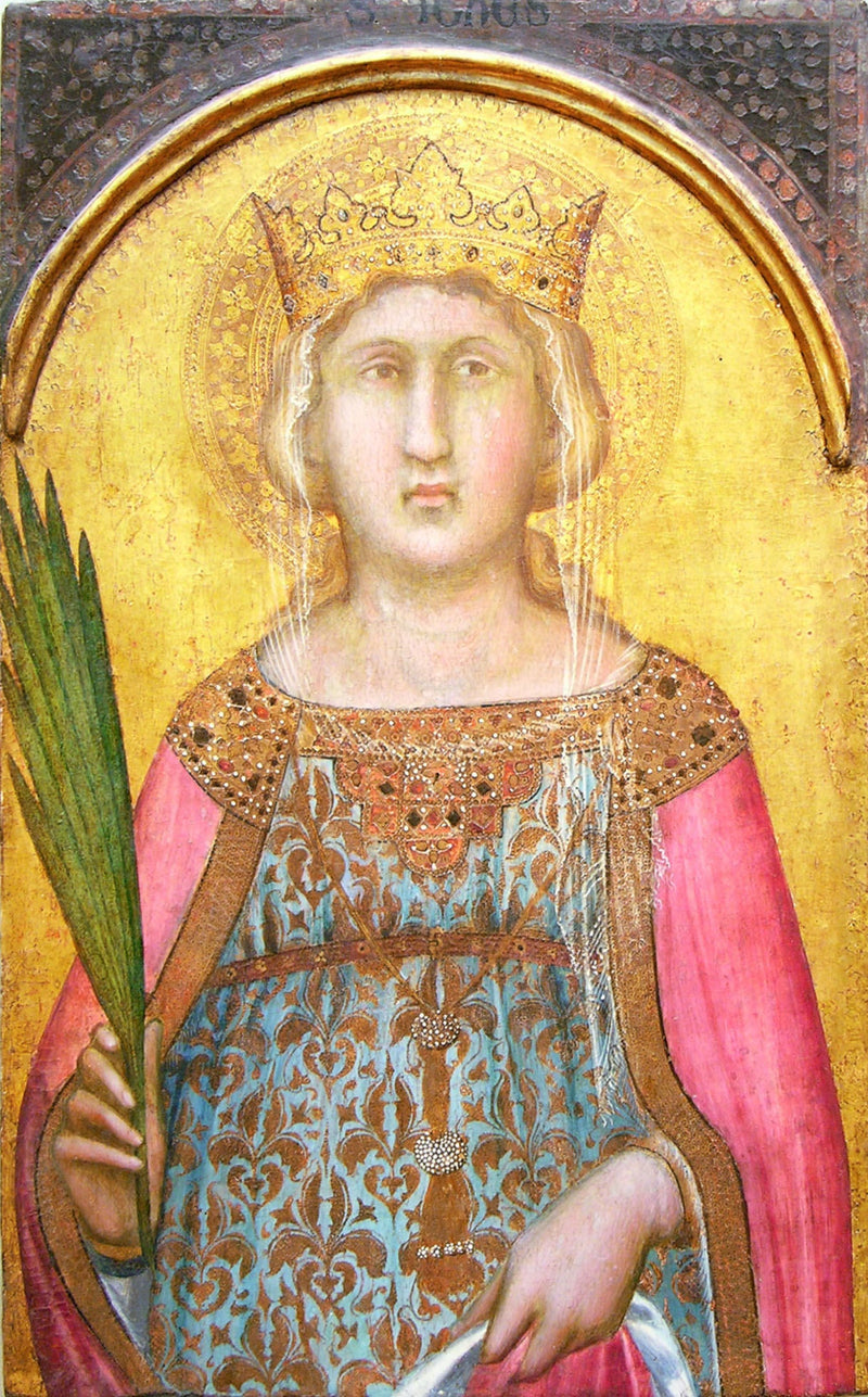 Pyhän Katariina Aleksandriasta - Pietro Lorenzetti