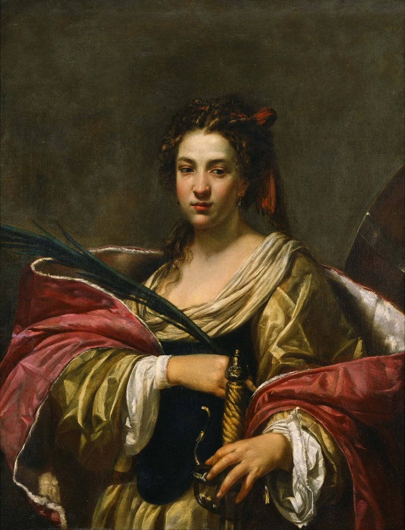 Pyhittäjä Katariina Aleksandriasta - Simon Vouet