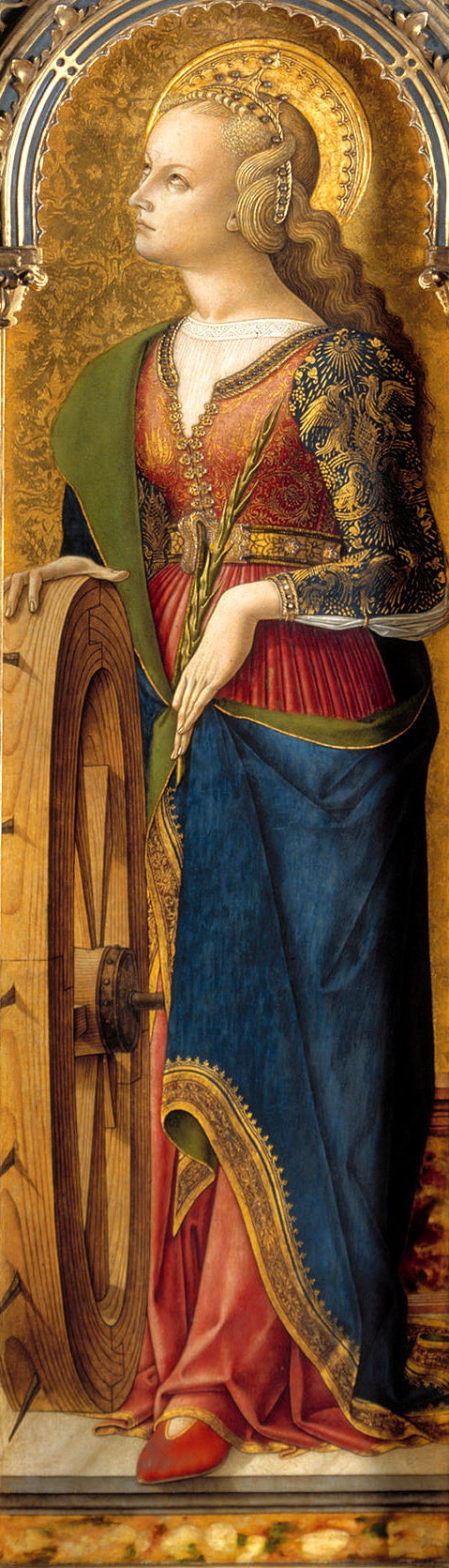 Pyhittäjä Katariina Aleksandriasta - Carlo Crivelli