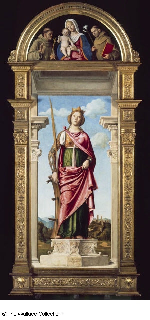 Pyhittäjä Katariina Aleksandriasta - Cima da Conegliano