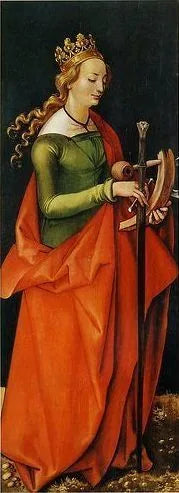 Pyhä Katariina - Hans Baldung Grien