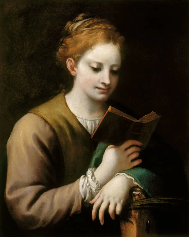 Pyhän Katariinan lukemassa - Antonio da Correggio