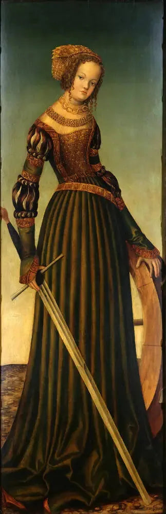 Pyhä Katariina - Lucas Cranach vanhempi