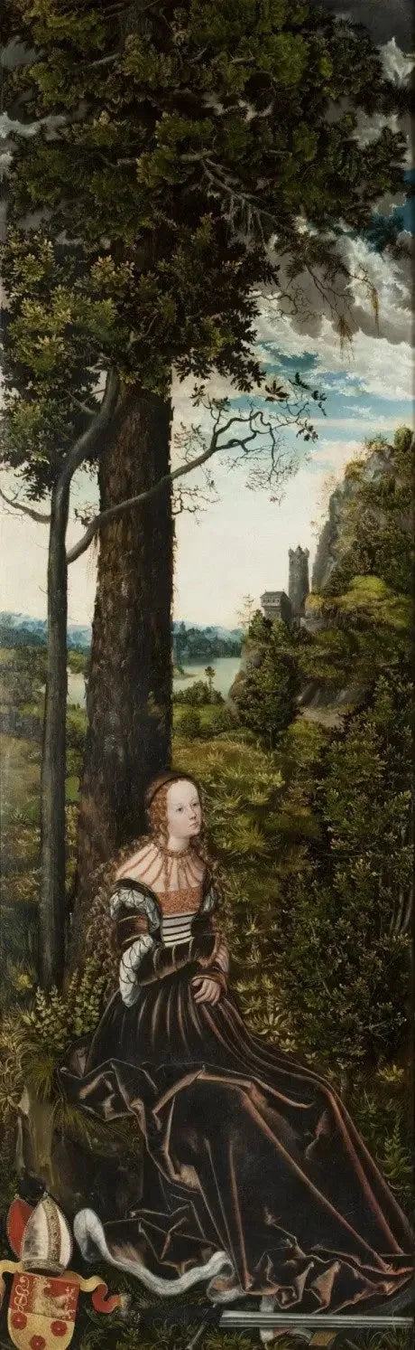 Sainte Catherine - Lucas Cranach van Elder