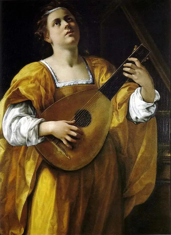 Pyhä Cecilia - Artemisia Gentileschi