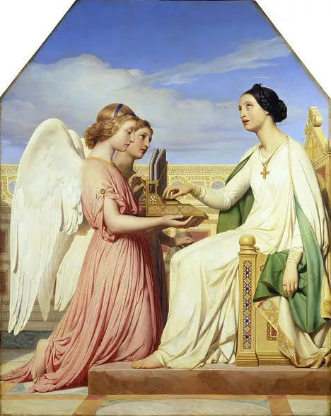 Pyhä Cecilia ja enkelit - Paul Delaroche