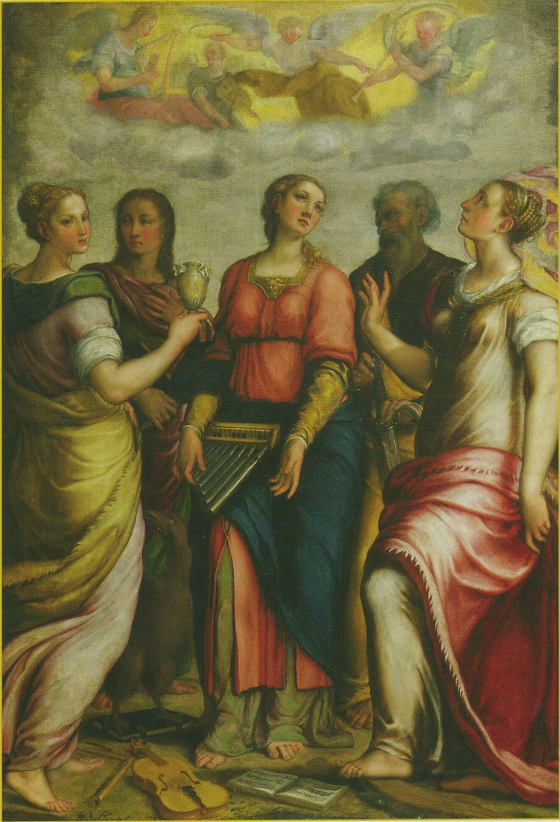 Sainte Cécile et saint - Federico Barroci - Alpha Reproduction