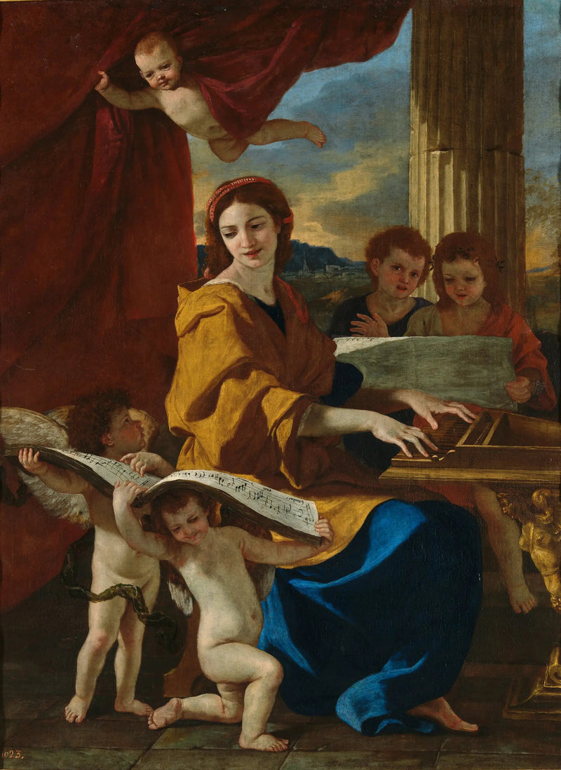 Pyhän Cecilian - Nicolas Poussin