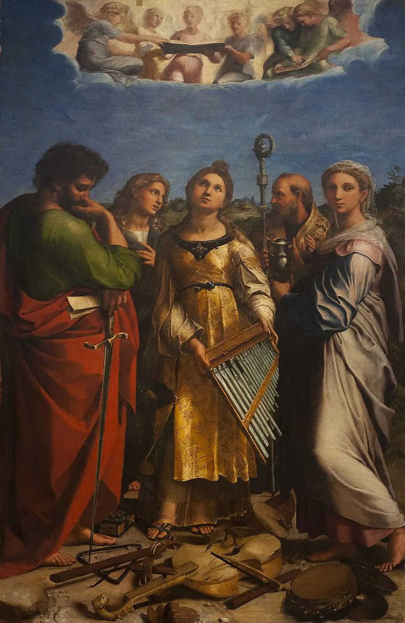 Pyhä Cecile - Raphael Sanzio