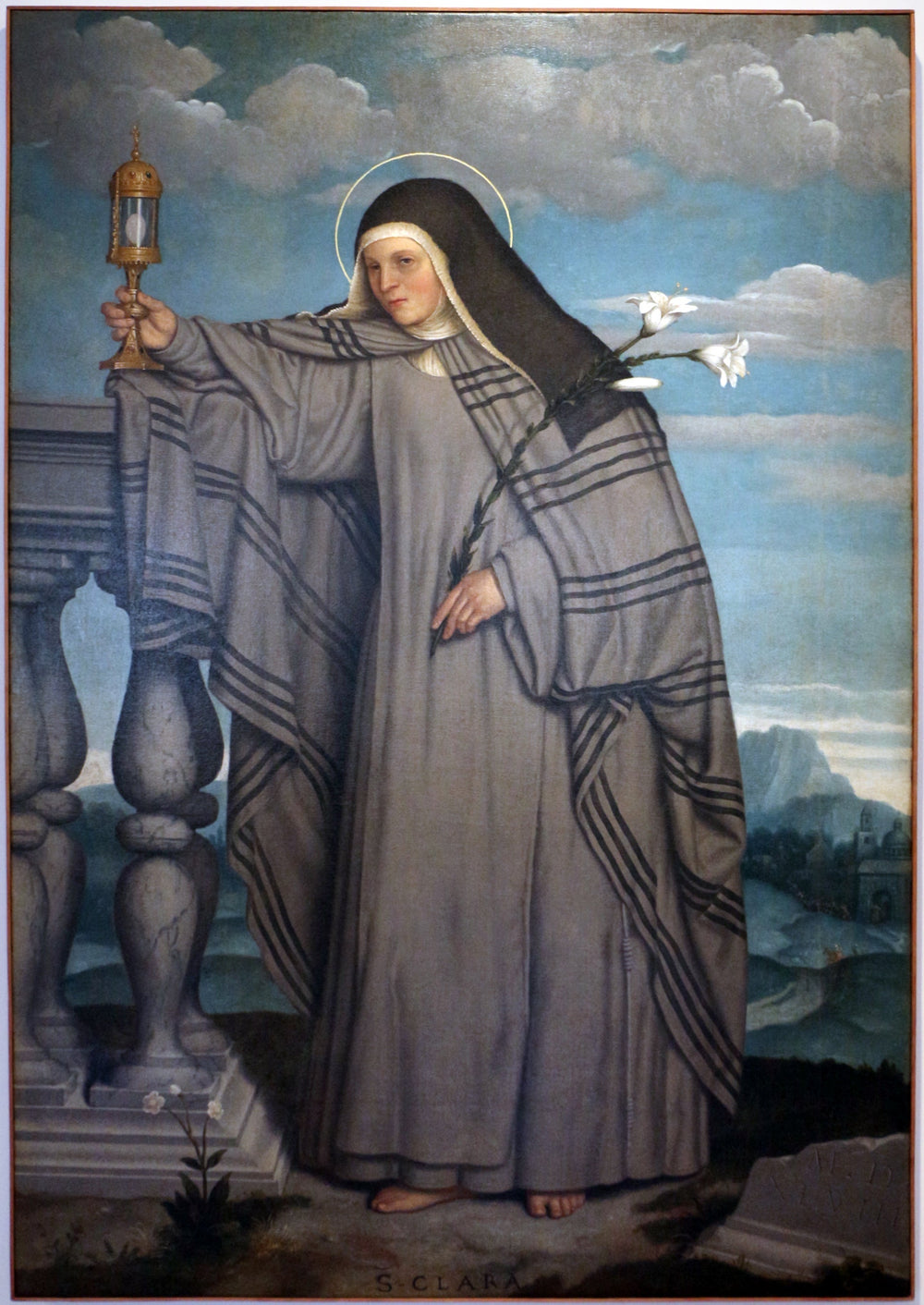 Sainte Chiara - Giovanni Battista Moroni - Alpha Reproduction