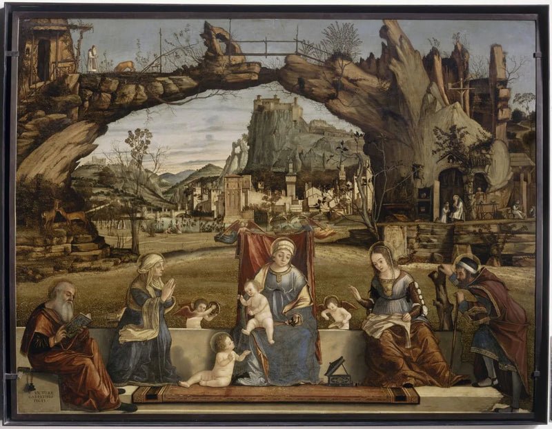 Pyhä keskustelu - Vittore Carpaccio