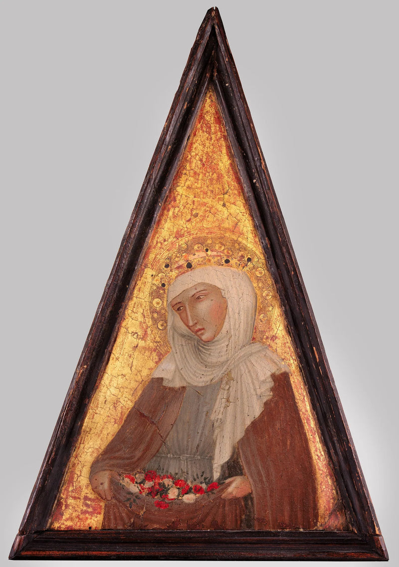 Pyhä Elisabeth Hongrasta - Ambrogio Lorenzetti