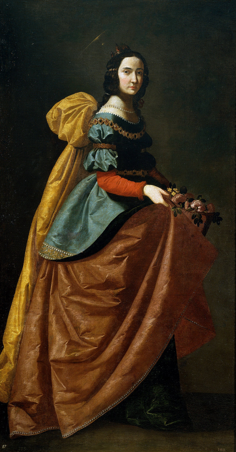 Pyhä Elisabeth Portugalista - Francisco de Zurbarán
