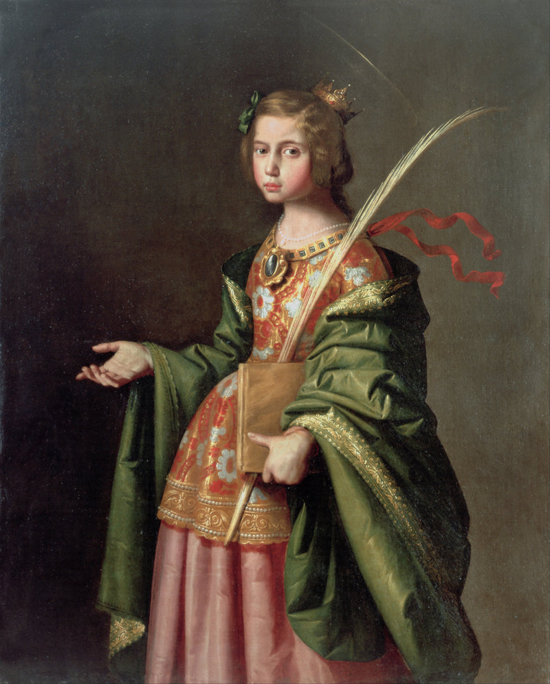 Pyhä Elisabeth Thüringistä - Francisco de Zurbarán