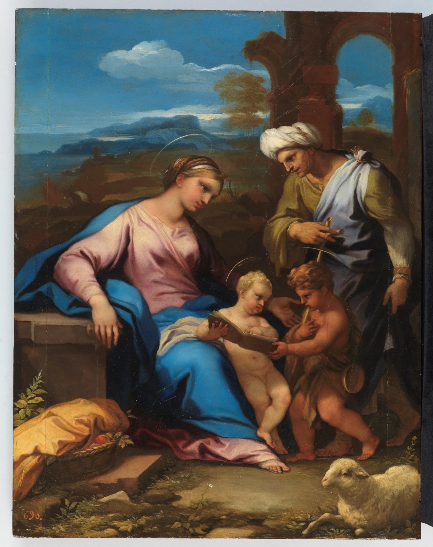 La Sainte Famille avec sainte Isabelle et saint Juanito - Luca Giordano