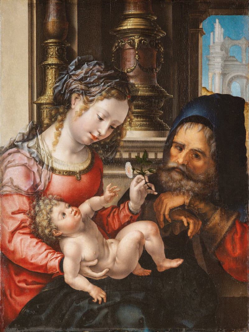 Pyhä perhe - Jan Gossaert