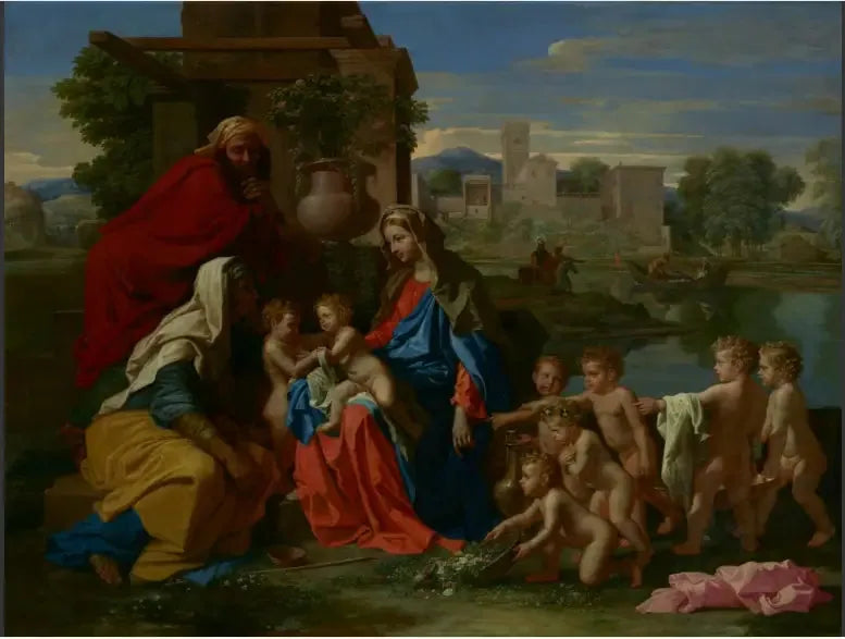 Pyhä perhe - Nicolas Poussin