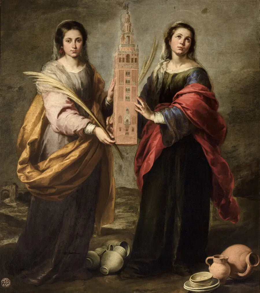 Sainte Justa ja Sainte Rufina - Bartolomé Esteban Murillo
