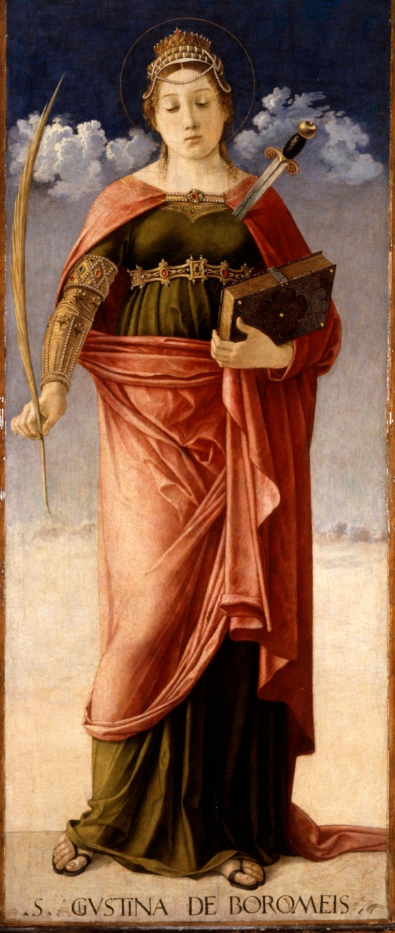 Sainte-Justine Borromée - Giovanni Bellini - Alpha Reproduction