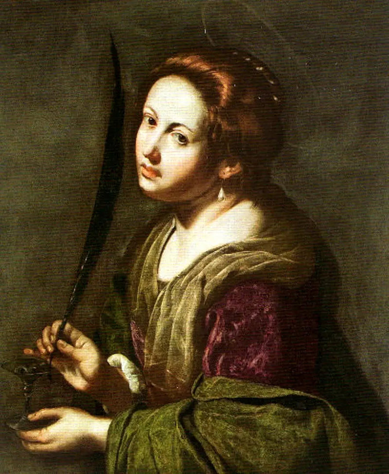 Pyhä Lucia. - Artemisia Gentileschi