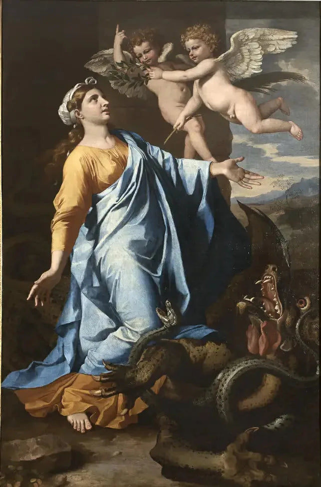 Pyhä Marguerita - Nicolas Poussin