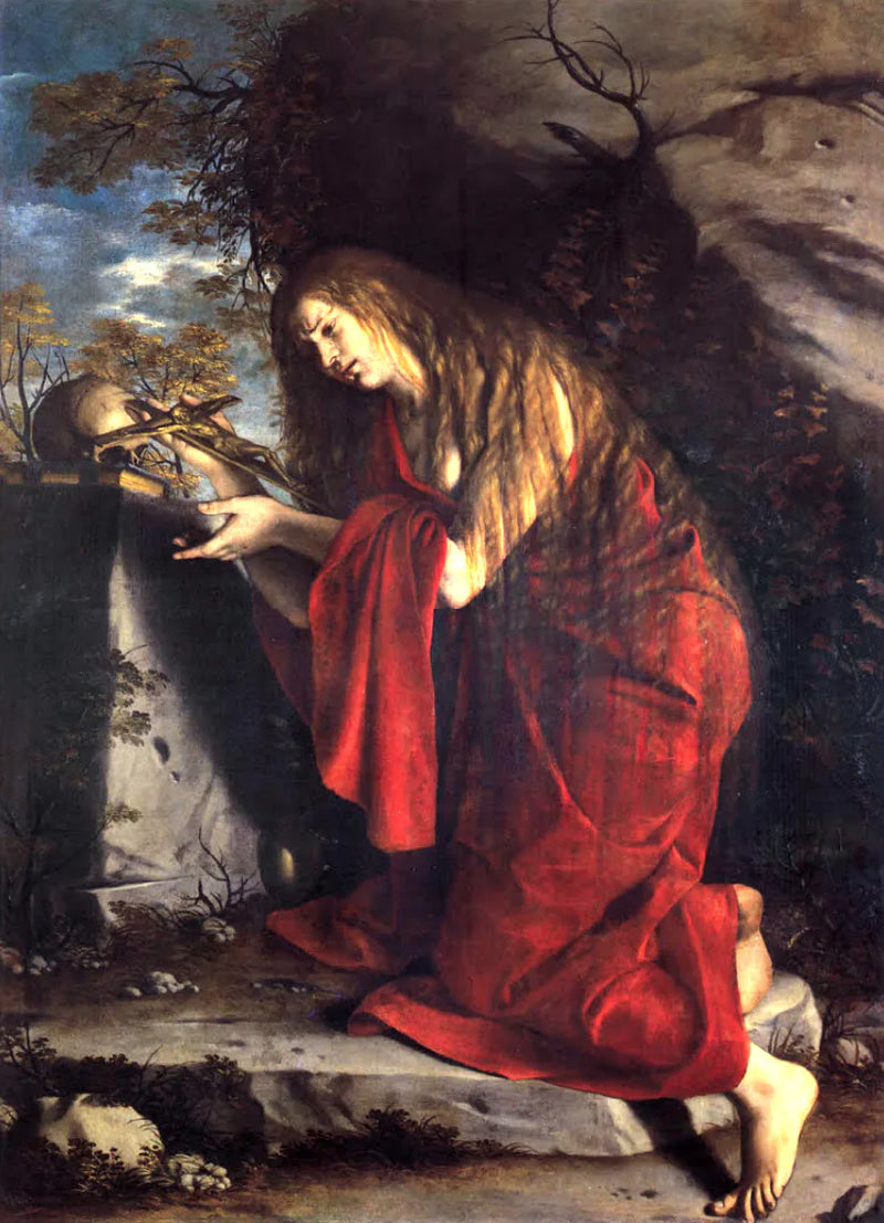 Pyhä Marie-Magdaleena katumuksessa - Orazio Gentileschi