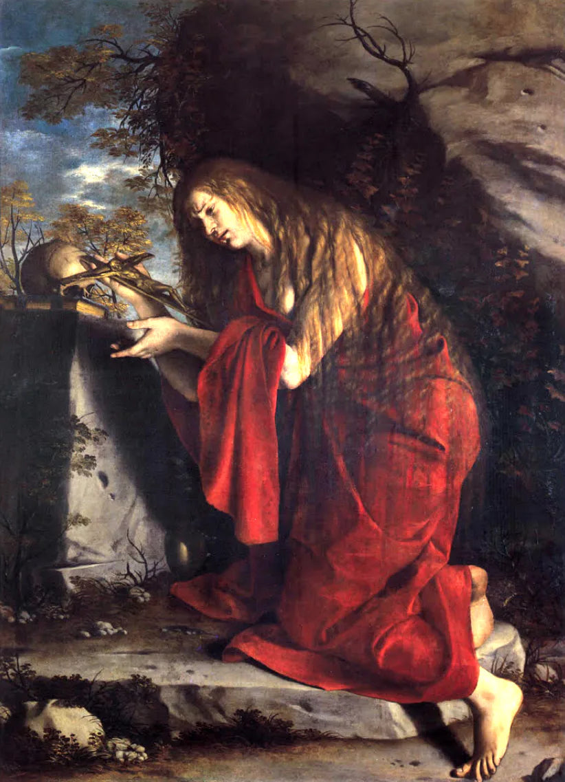 Pyhä Marie-Magdaleena katumuksessa - Orazio Gentileschi