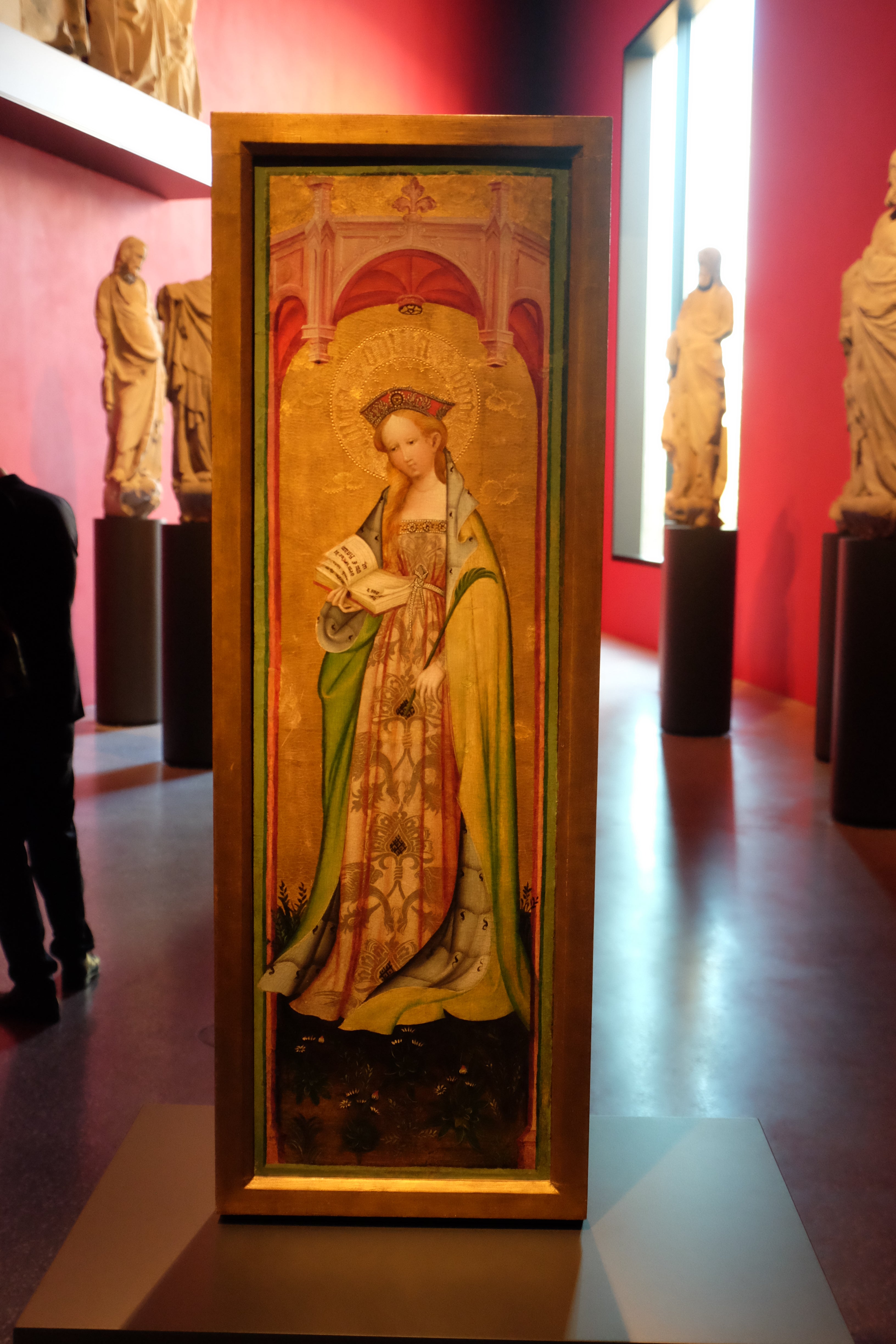 Sainte Odile de l’église Sainte-Walburge de Soest aile d’un tabernacle - Conrad von Soest - Alpha Reproduction