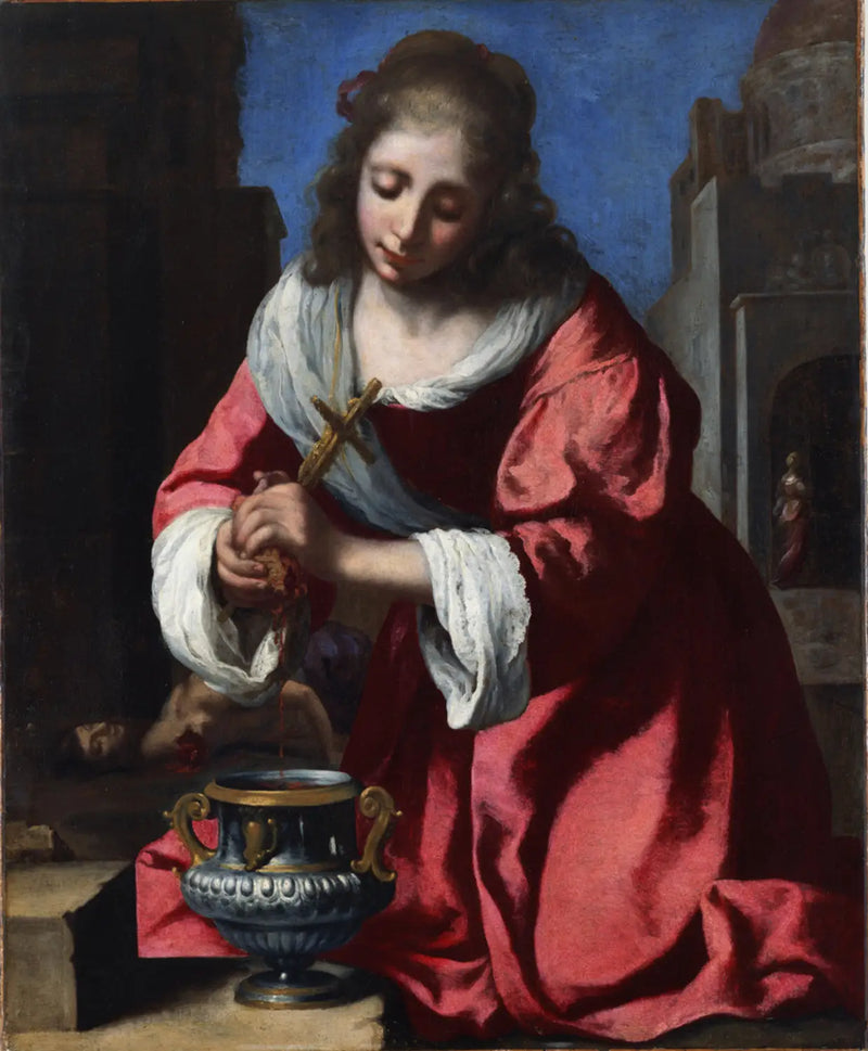 Pyhä Praxedes - Johannes Vermeer
