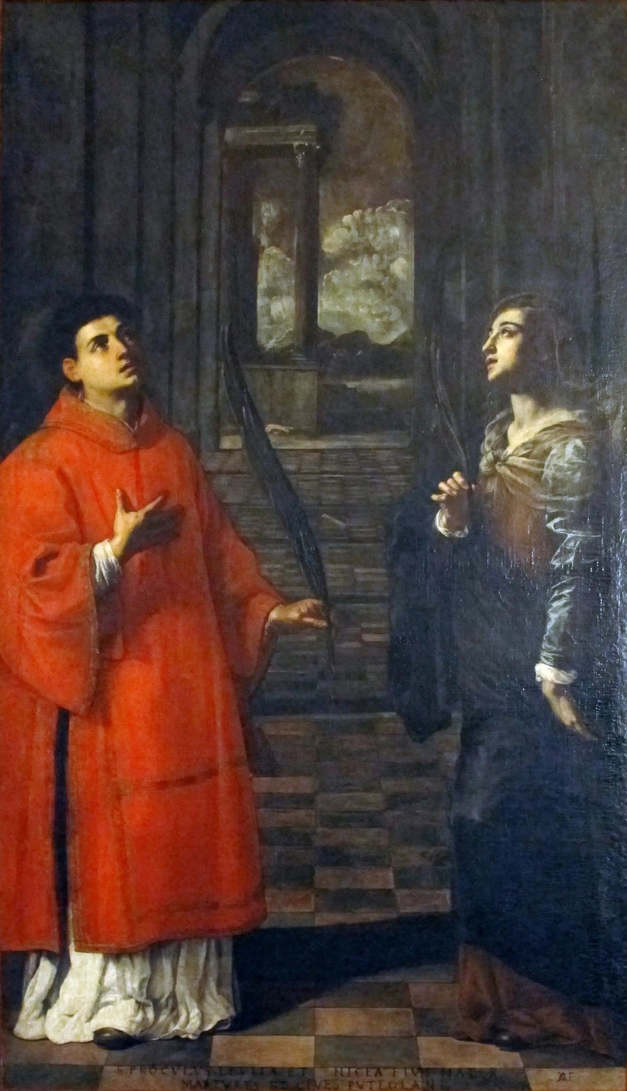 Sainte Procule de Pouzzoles ja Santa Nicée - Artemisia Gentileschi