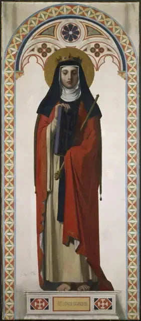 Pyhä Radegonde Poitiersista - Jean-Auguste-Dominique Ingres