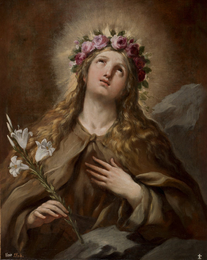 Pyhä Rosalie - Luca Giordano