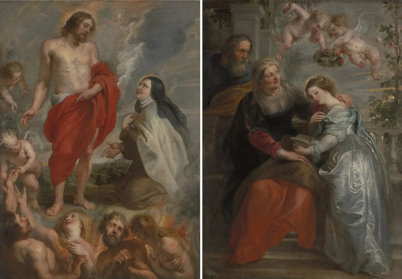 Pyhä Teresia ja Marian kasvatus - Peter Paul Rubens