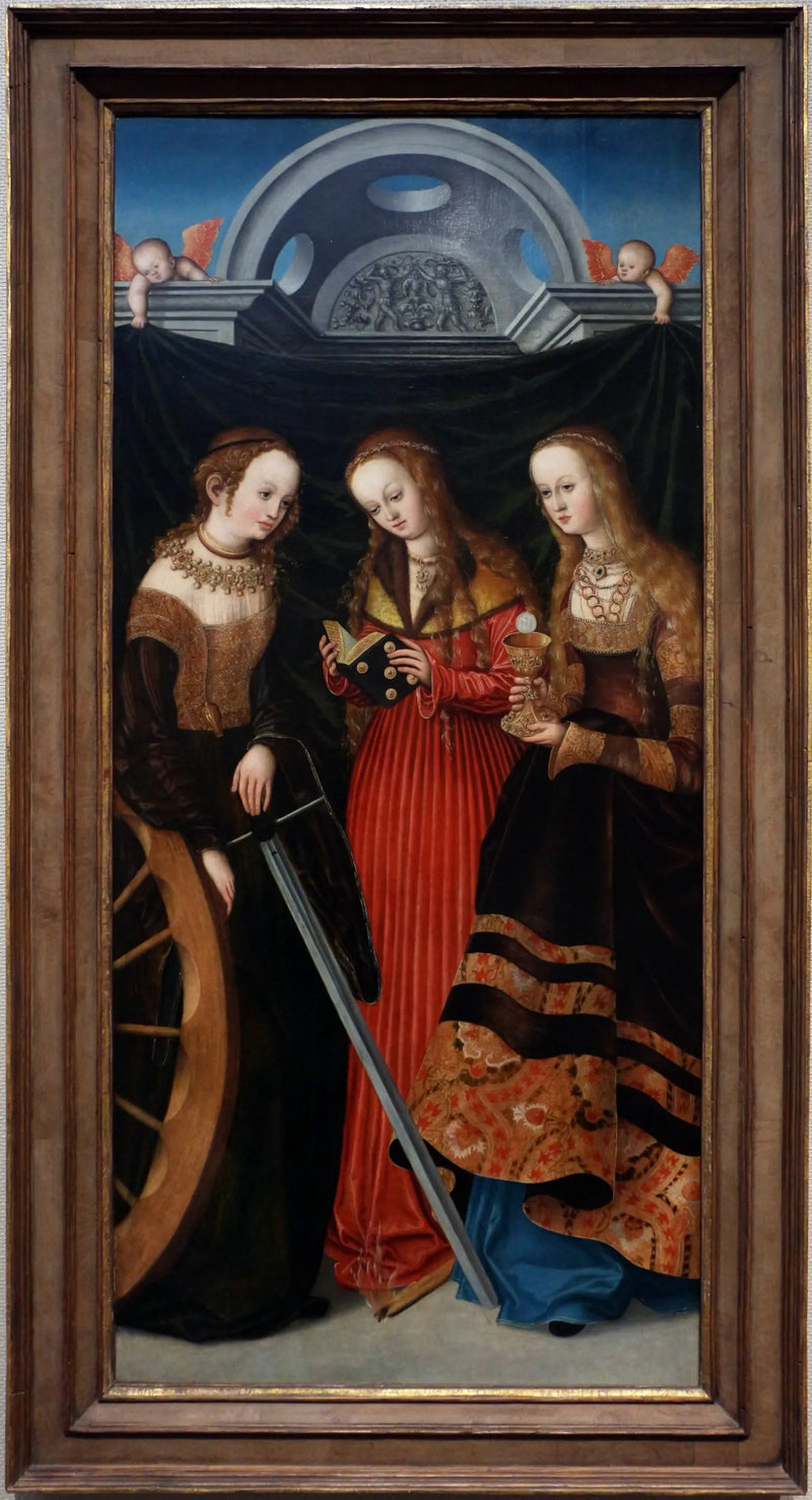 Pyhät Katariina, Marguerite ja Barbara - Lucas Cranach vanhempi