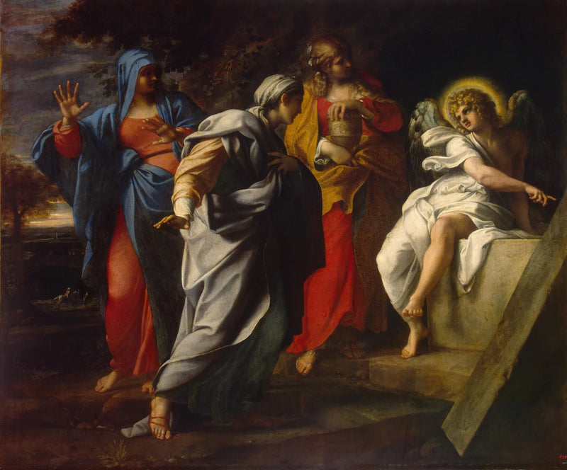 Pyhien naisten hauta Kristuksen kanssa - Annibale Carracci