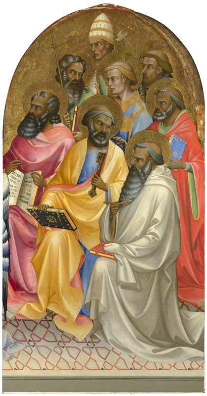 Saints adorateurs: Panneau principal droit - Lorenzo Monaco - Alpha Reproduction