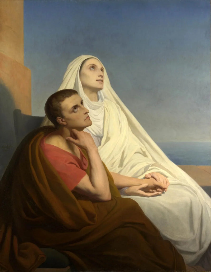 Pyhät Augustinus ja Monique - Ary Scheffer