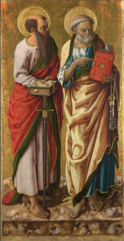 Pyhät Pietari ja Paavali - Carlo Crivelli