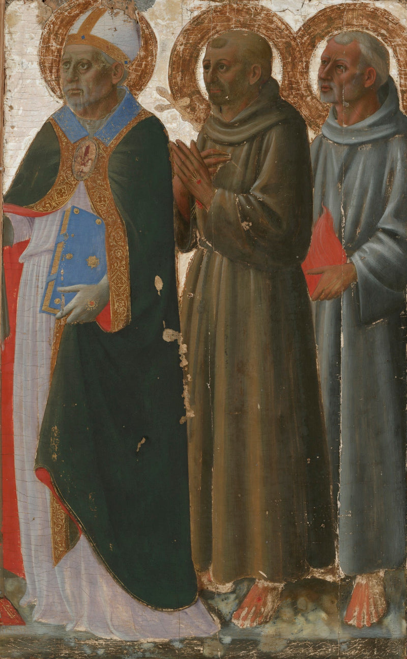 Pyhät Zénobe, François ja Antoine de Padoue - Zanobi Strozzi