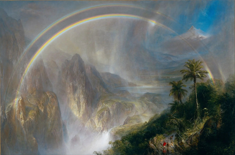 Trooppisten alueiden sadekausi - Frederic Edwin Church