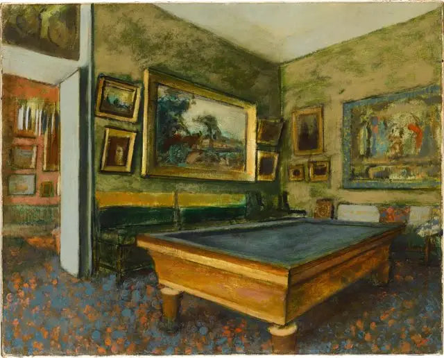 Biljardihuone - Edgar Degas