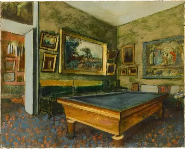 Biljardihuone - Edgar Degas